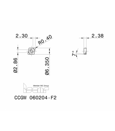 CCGW 060204SF-2MT IB20HC