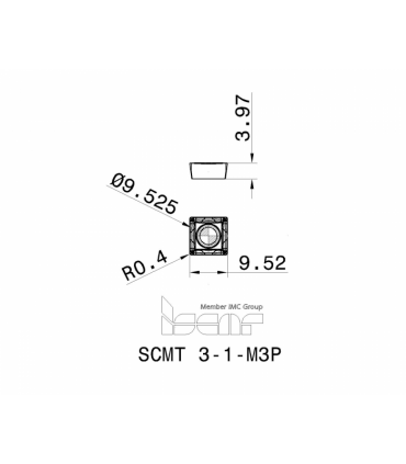 SCMT 09T304-M3P IC8250