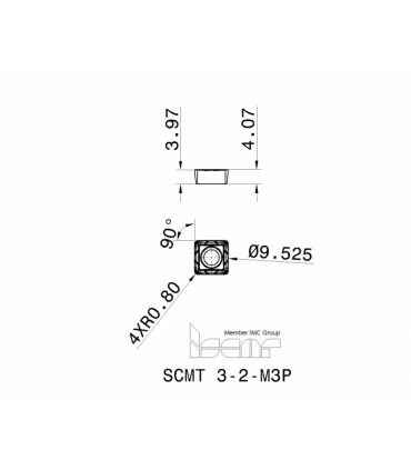 SCMT 09T308-M3P IC8250