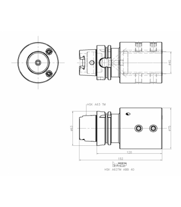 HSK A63TM ABB 40