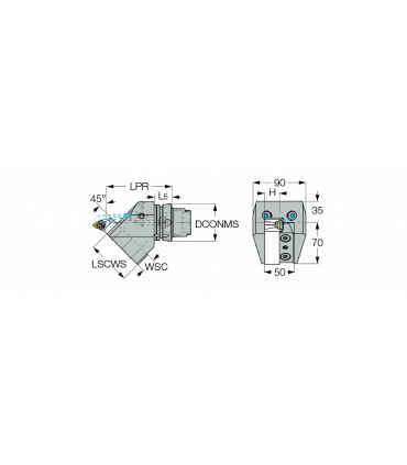 HSK A63WH ASHN 25 45