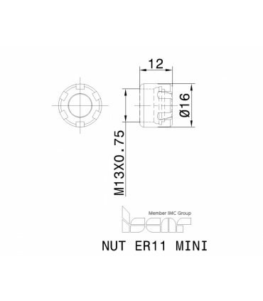 NUT ER11 MINI