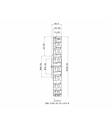 SSB D160-22-40-LN15-R