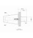 DIN69871 50 MT2X 60