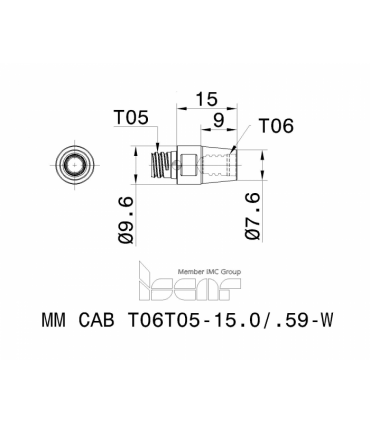 MM CAB T06T05-15.0/.59-W