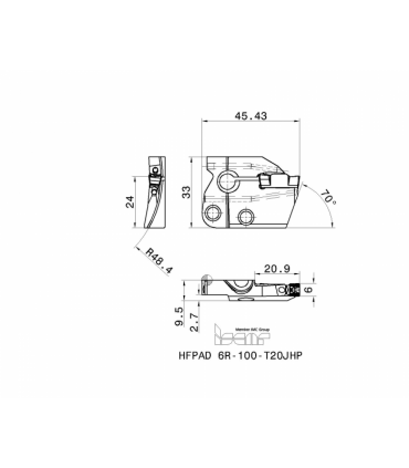 HFPAD 6R-100-T20-JHP