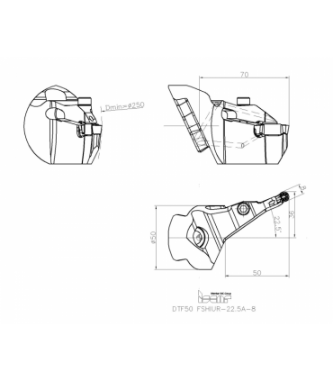 DTF50 FSHIUR-22.5A-8