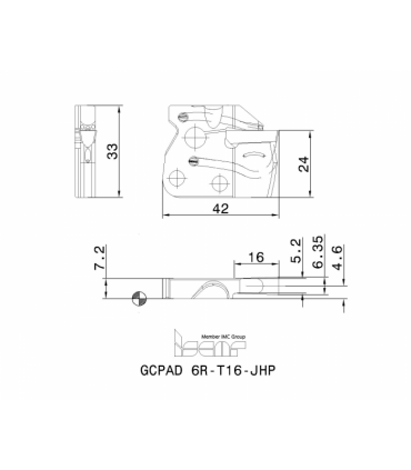 GCPAD 6R-T16-JHP