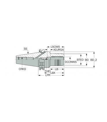 DIN69871 50 HYDRO 32X91