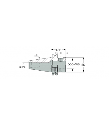 DIN69871 50 CF4-S