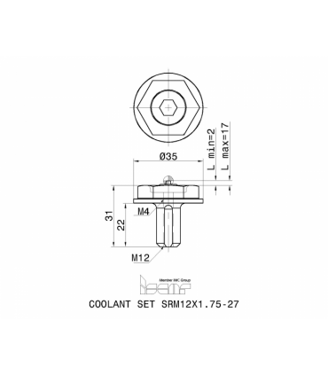 COOLANT SET SRM12X1.75-27