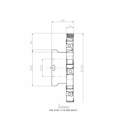 FDN D125-1419-32R-CALN11