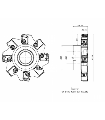 FDN D125-1723-32R-CALN13