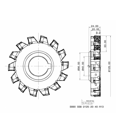 S890 SSB D125-20-40-R13