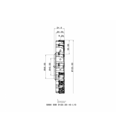 S890 SSB D125-20-40-L13