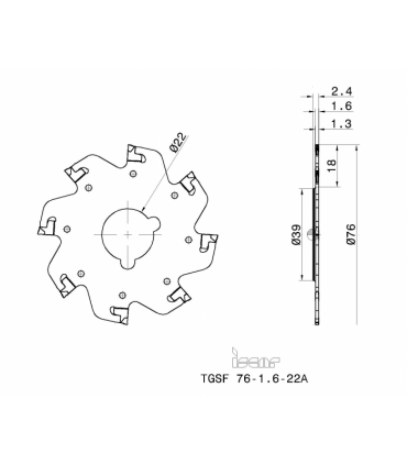 TGSF 76-1.6-22A