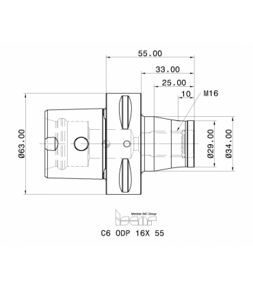 C6 ODP 16X55