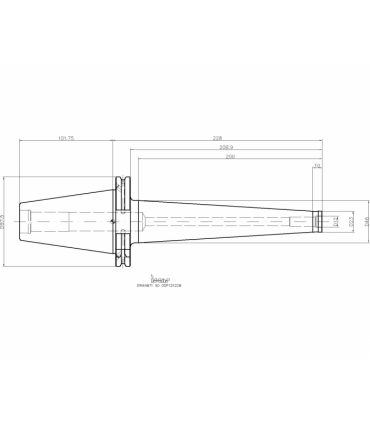 DIN69871 50 ODP12X228