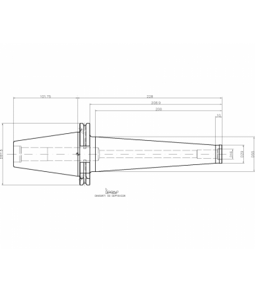 DIN69871 50 ODP16X228