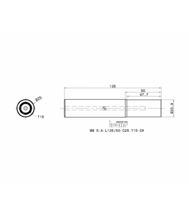 MM S-A-L135/50-C25-T15-CH