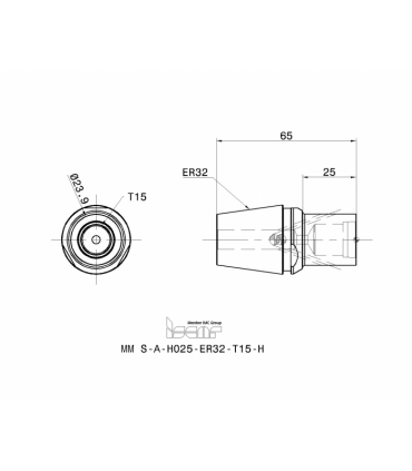 MM S-A-H025-ER32-T15-H