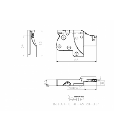 TNFPAD-XL 4L-45T20-JHP