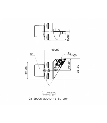 C3 SDJCR-22040-13-SL-JHP