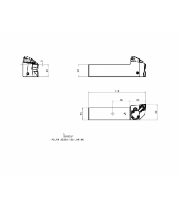 PCLNR 2525X-12X-JHP-MC