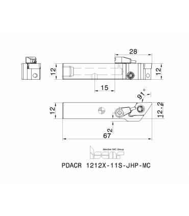 PDACR 1212X-11S-JHP-MC