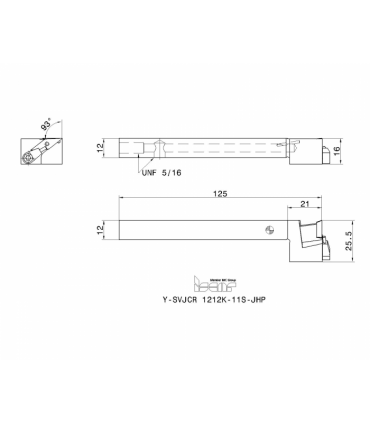 Y-SVJCR 1212K-11S-JHP