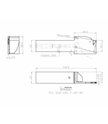 TGTL 2525-D82-3-JHP-MC