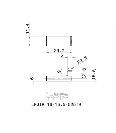 LPGIR 16-15.5-525T9 IC907