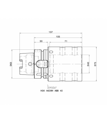 HSK A63WH ABB 40