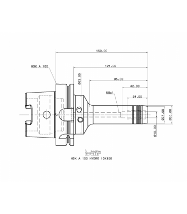 HSK A100 HYDRO 10X150