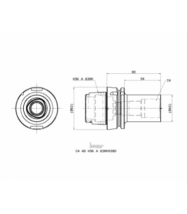 C4 AD HSK A63WHX080