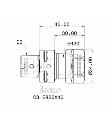 C3 ER20X45