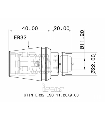 GTIN ER32 ISO 11.20X9.00