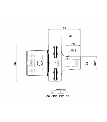 C6 ODP 12X55