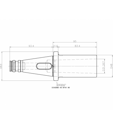 DIN2080 40 MT4X 95