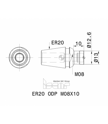 ER20 ODP M08X10