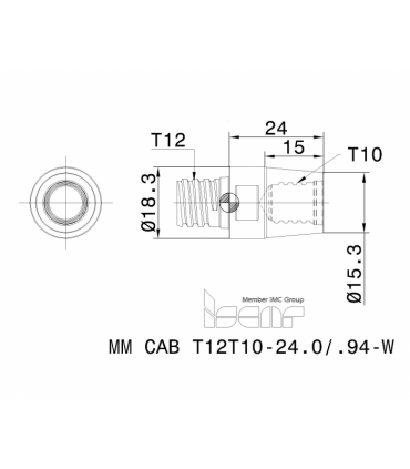 MM CAB T12T10-24.0/.94-W