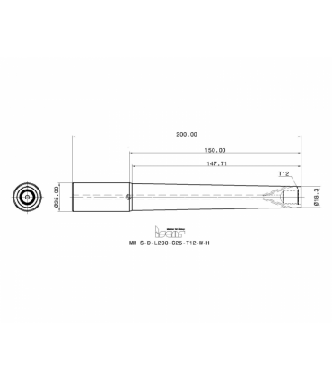 MM S-D-L200-C25-T12-W-H