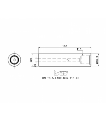 MM TS-A-L100-C25-T15-CH
