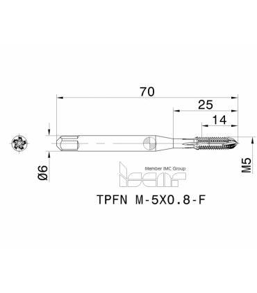 TPFN M-5X0.8-F HETI