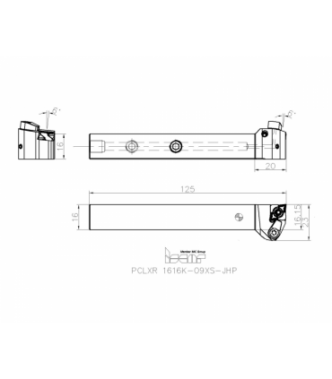 PCLXR 1616K-09XS-JHP