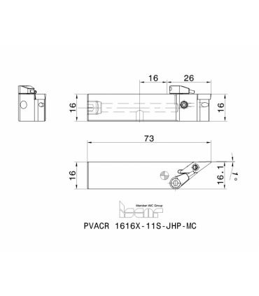 PVACR 1616X-11S-JHP-MC
