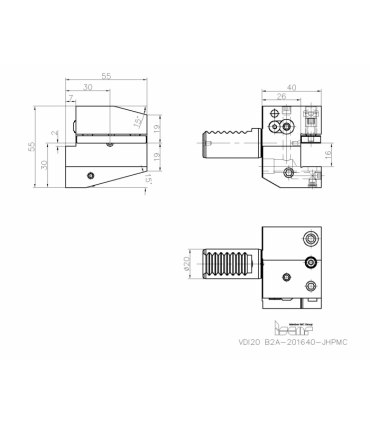 VDI20 B2A-201640-JHPMC