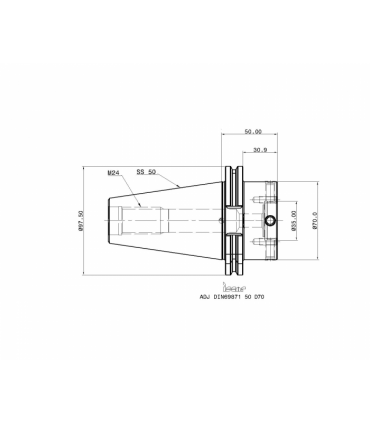 ADJ DIN69871 50 D70