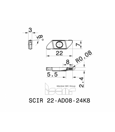 SCIR 22-AD08-24K8 IC1007