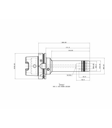 HSK A100 HYDRO 20X200